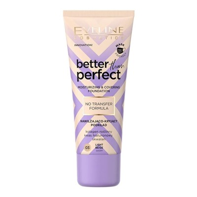 Тональная основа Better Than Perfec тон 03 light beige, стойкая