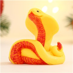Фигурное мыло "Змея Кобрюша" желтое, 40г