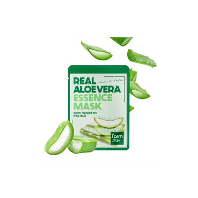 Тканевая маска для лица FarmStay Real aloe vera essence mask, 23мл с экстрактом алоэ