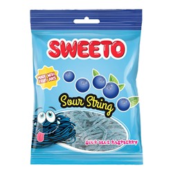 Мармелад Sweeto Sour String Blue Raspberry 80гр