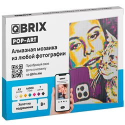 Набор для творчества Кристальная алмазная мозаика POP-ART А3 ФРЕЯ & QBRIX в Самаре