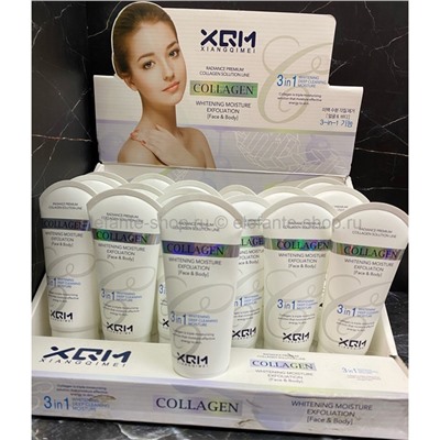 Пилинг-скатка XQM Collagen 3in1  Whitening Deep Cleaning Moisture 100ml (52)