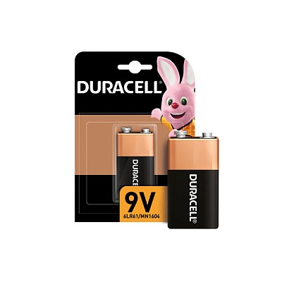 Батарейка Duracell  6LR61-1BL (10/30/3600) 9v (цена за 1 шт.)