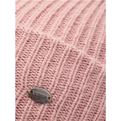 Шапка жен. анг+нейл+шерсть LB-A53041 dirty pink