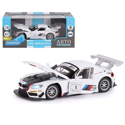 Модель 1:24 BMW Z4 GT3, белый JB1200123 Автопанорама в Самаре