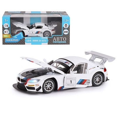 Модель 1:24 BMW Z4 GT3, белый JB1200123 Автопанорама в Самаре