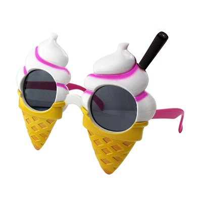 Карнавальные очки "Мороженое" 18*15 см