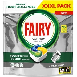 Капсулы для посудомоечной машины Fairy Platinum Lemon 96 шт