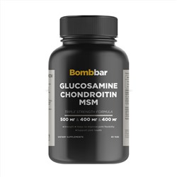Пищевая добавка Pro - БАД «Глюкозамин Хондроитин c МСМ» ТМ Bombbar, 90 таблеток