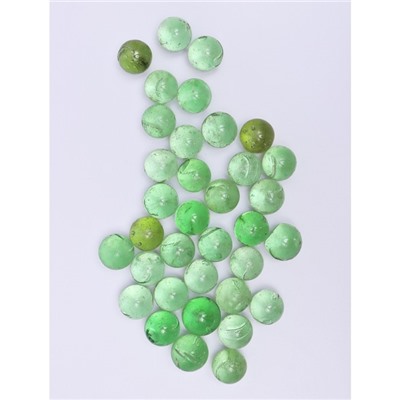Стеклянные шарики (эрклез) "Рецепты Дедушки Никиты", фр 20 мм, Светло-зеленые, 0,5 кг