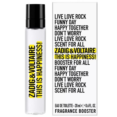ZADIG & VOLTAIRE THIS IS HAPPINESS edt (w) 20ml TESTER