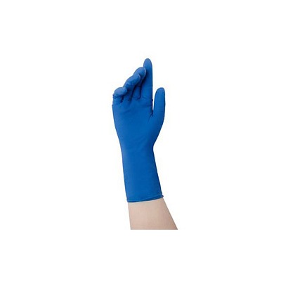 Перчатки Libry, латексные ультрапрочные HR синие M  250/25