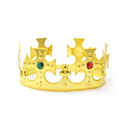 Корона "Король" Золотая 7,5*17 см