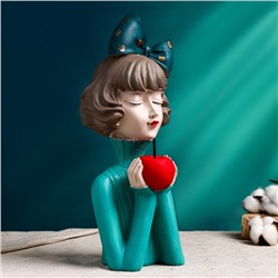Фигура "Девочка с яблоком" 14х14х37см