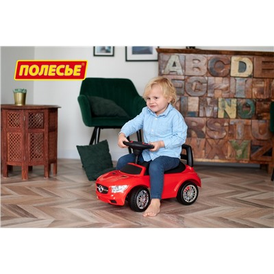 322750 Полесье Каталка-автомобиль "SuperCar" №1 со звуковым сигналом (красная)
