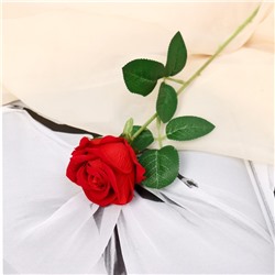 Цветы искусственные "Роза обаяние" 6х46 см, красный