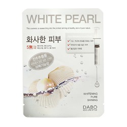 Тканевая маска DABO WHITE PEARL