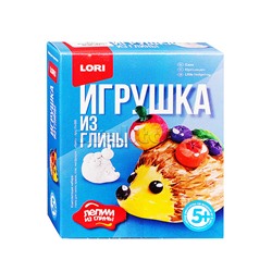 Игрушка из глины "Ежик"