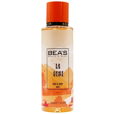 Мист для тела и волос Beas Body & Hair La Belle (Lancome La Vie Est Belle) 250 ml 1 шт.