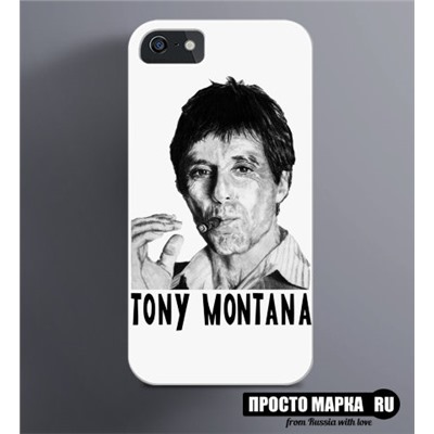 Чехол на iPhone Тони Монтана black