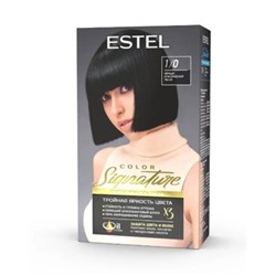 ESTEL COLOR Signature Крем-гель краска для волос тон 1/0 Черный классический