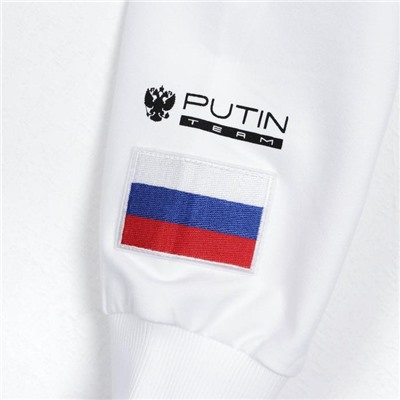 Худи Putin team, белая, размер 54-56