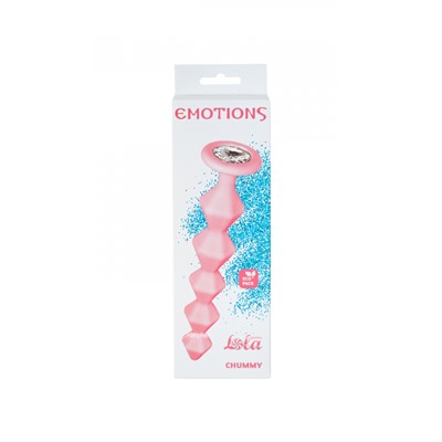 Анальная Цепочка с Кристаллом Emotions Chummy Pink 1401-01lola