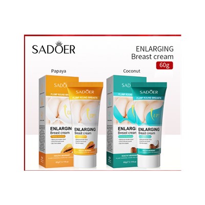 SADOER Крем для укрепления и подтяжки груди Enlargin Breast Cream Papaya, 60гр