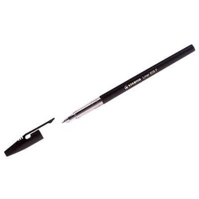 Ручка шариковая "Stabilo Liner 808 F" черная 0,38мм 808/50/46