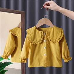 Блузка детская арт КД73, цвет:жёлтый