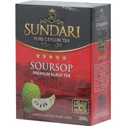 Sundari. Soursop (черный) 250 гр. карт.пачка