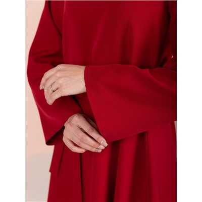 АР-2023-024-051 Платье рукав-клеш Anna Ricco красный