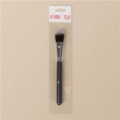 Кисть для макияжа «Brush GRAPHITE», 17 (+/- 1) см, цвет тёмно-серый/серебристый