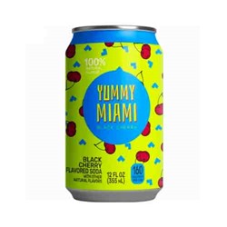 Газированный напиток Yummy Miami Black Cherry 355мл