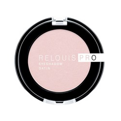 Тени для век Relouis Pro Eyeshadow satin №32 rose quartz (бледно-розовый)
