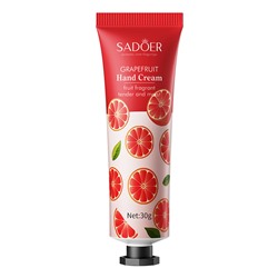Крем для рук с фруктовым ароматом - грейпфрут SADOER grapefruit hand cream, 30 г