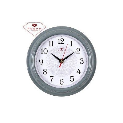 Часы настенные "21 Век" 2121-308 серый Классика  (21х21)