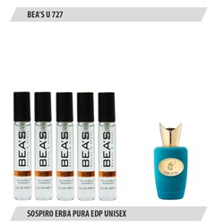 Парфюмерный набор Beas Sospiro Erba Pura Edp Unisex 5*5 ml U 727