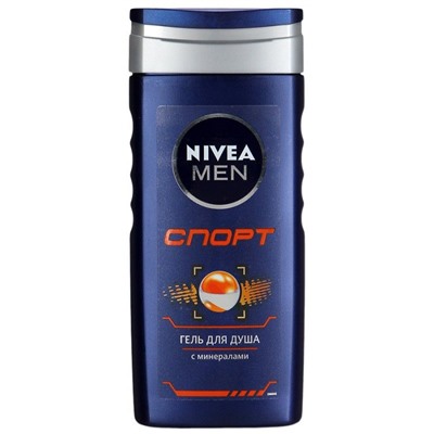 Гель для душа NIVEA MEN Спорт 2в1 с ароматом лайма и минералами (250мл) (81078)