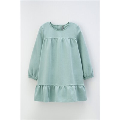 Платье  для девочки  КР 5819/голубой прибой к433