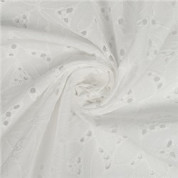 Ткань шитье TBY-Y879-01 100г/м2 100% хлопок шир.150см цв.белый уп.3м