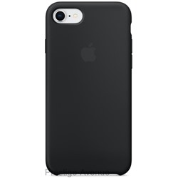 Силиконовый чехол для iPhone 7/8 -Черный (Black)