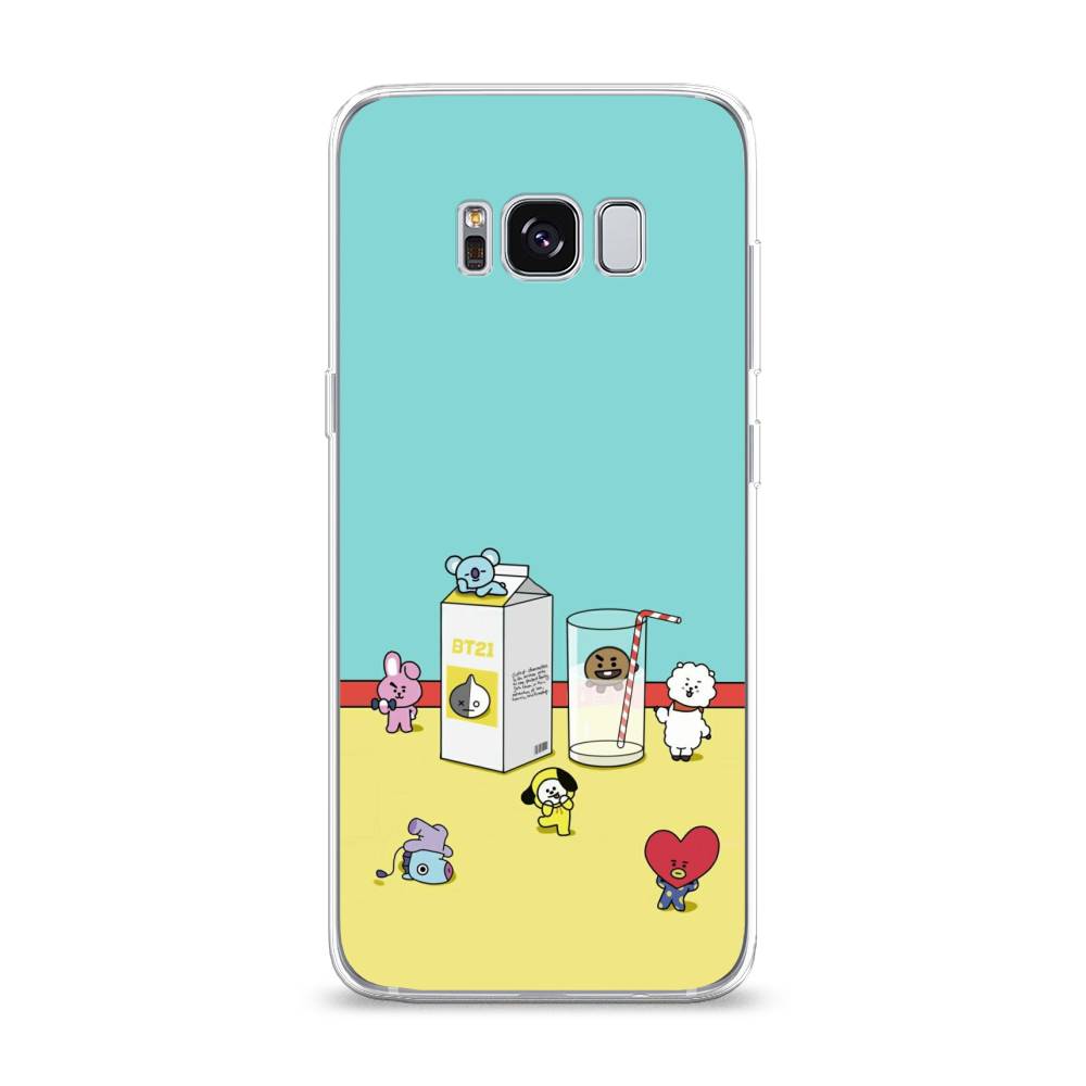 Силиконовый чехол BT21 BTS вечеринка на Samsung Galaxy S8 купить, отзывы,  фото, доставка - Клуб Шопоголиков 