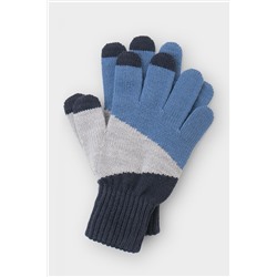 Перчатки  для мальчика  КВ 10014/темно-синий