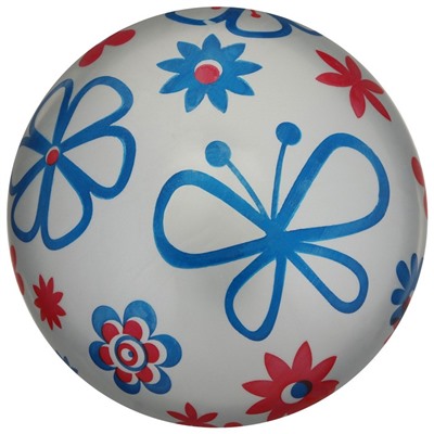 Мяч детский «Цветы», d=22 см, цвета МИКС