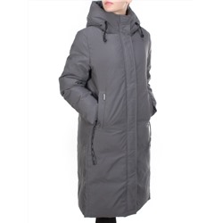 2233 DARK GRAY Пальто женское зимнее AKIDSEFRS (200 гр. холлофайбера)