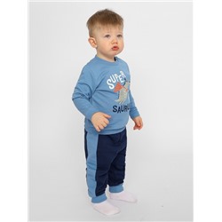 CSNB 90166-42-354 Комплект для мальчика (джемпер, брюки),синий