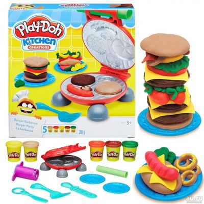 Игровой набор для лепки Play-Doh "Веселая бургерная"