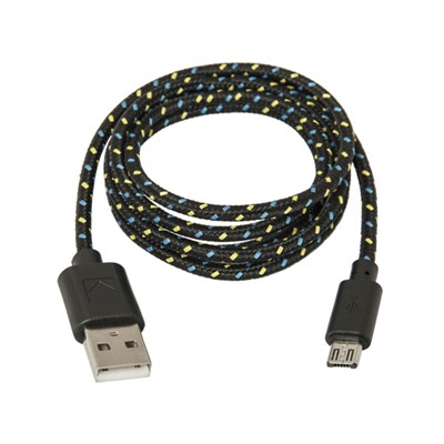 USB кабель USB08-03T USB2.0 AM - microUSB 2.0 (BM), 1.0м пакет DEFENDER  87474