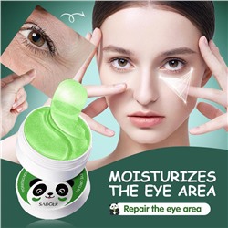 Гидрогелевые патчи для глаз с экстрактом огурца Sadoer Cucumber Eye Mask 60шт